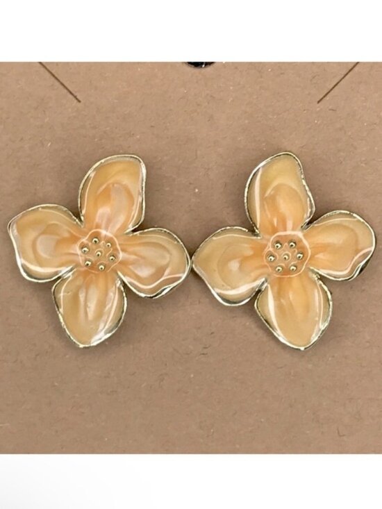Fashion Jewelry Jewelry - Elegant Flower Stud Earring French-Inspired Fashion Jewelry